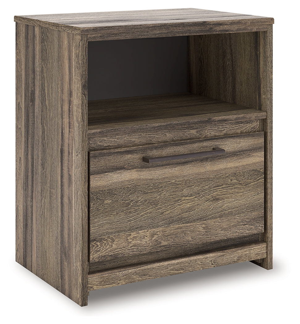 Best Deals Furniture - Ashley Furniture - Elbrim Nightstand - One Drawer Night Stand / Brown - PCB2005-91