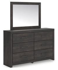 Hollivern Twin Panel Storage Bed, Dresser, Mirror and Chest