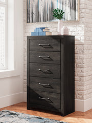 Best Deals Furniture - Ashley Furniture - Hollivern Chest of Drawers - Five Drawer Chest - PCB2108-46