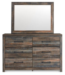 Drystan Queen Panel Bed, Dresser, Mirror, Chest and 2 Nightstands