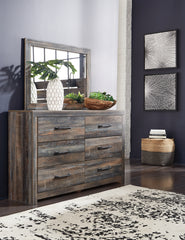 Best Deals Furniture - Ashley Furniture - Drystan Dresser and Mirror - Dresser and Mirror / Multi - B211B1