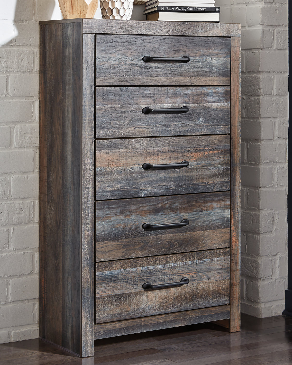 Best Deals Furniture - Ashley Furniture - Drystan Chest of Drawers - Five Drawer Chest - B211-46