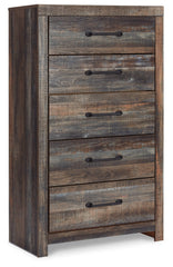 Drystan Full Bookcase Storage Bed, Chest and Nightstand