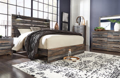 Best Deals Furniture - Ashley Furniture - Drystan King Panel Bed - King Panel Bed / Multi - B211B14