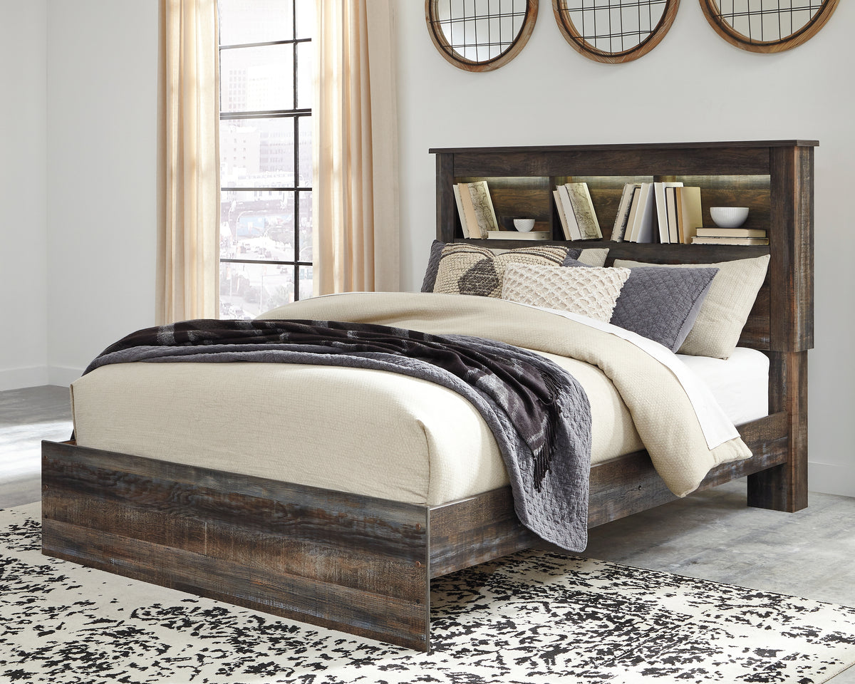 Best Deals Furniture - Ashley Furniture - Drystan Queen Bookcase Bed - Queen Bookcase Bed / Multi - B211B16