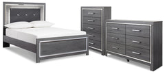 Best Deals Furniture - Ashley Furniture - Lodanna Full Panel Bed, Dresser and Chest - Full Panel Bed, Dresser and Chest - B214B52