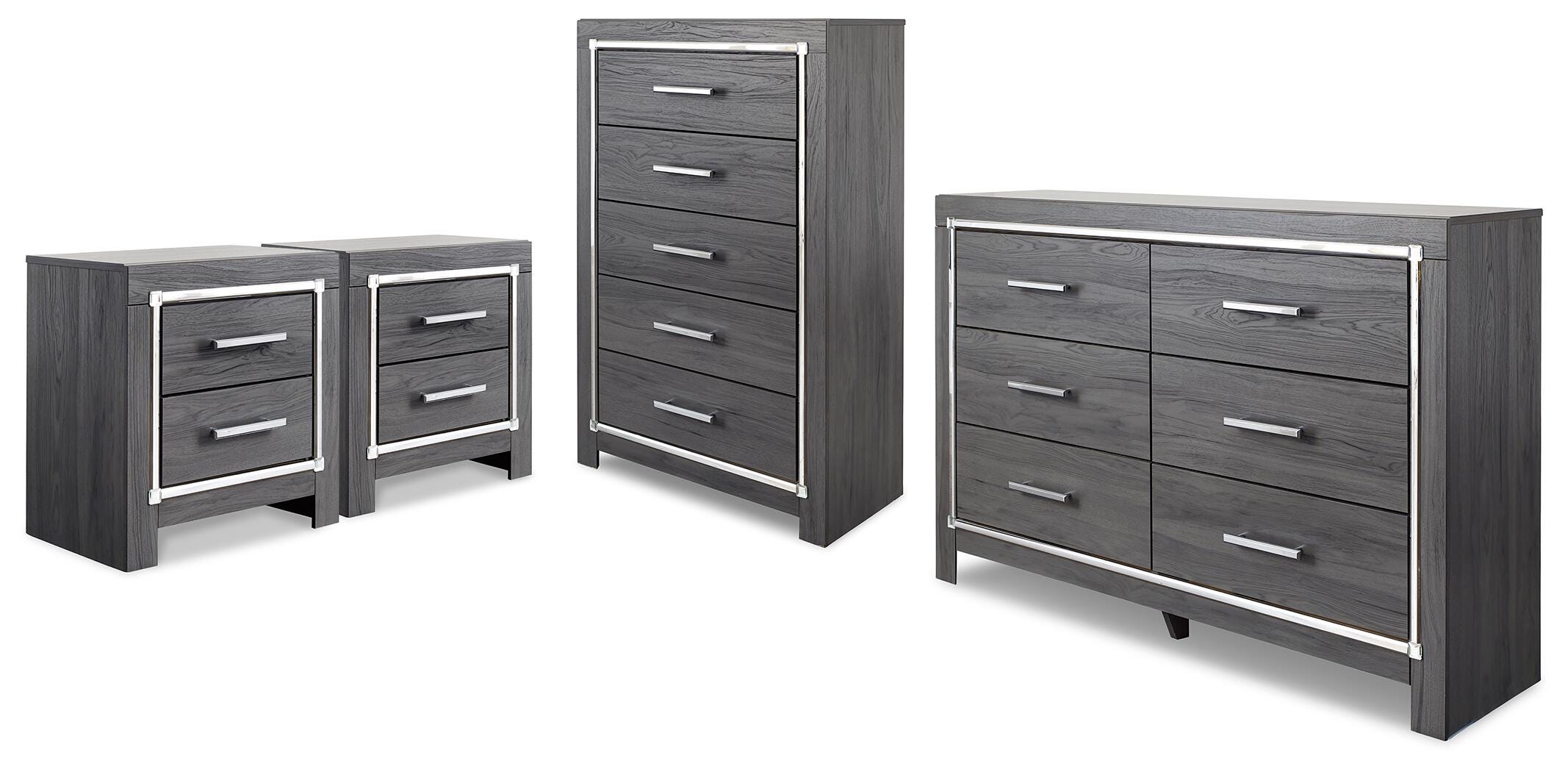 Best Deals Furniture - Ashley Furniture - Lodanna Dresser, Chest and Nightstand - Dresser, Chest and Nightstand - B214B64