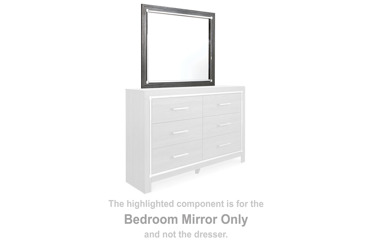 Best Deals Furniture - Ashley Furniture - Lodanna Bedroom Mirror - Bedroom Mirror / Gray - B214-36