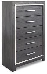 Lodanna King Storage Bed, Chest and 2 Nightstands