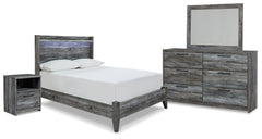 Best Deals Furniture - Ashley Furniture - Baystorm Full Panel Bed, Dresser, Mirror and Nightstand - Full Panel Bed, Dresser, Mirror and Nightstand - B221B18