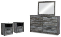 Best Deals Furniture - Ashley Furniture - Baystorm Dresser, Mirror and 2 Nightstands - Dresser, Mirror and 2 Nightstands - B221B64