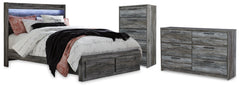 Best Deals Furniture - Ashley Furniture - Baystorm Queen Panel Storage Bed, Dresser and Chest - Queen Panel Storage Bed, Dresser and Chest - B221B98