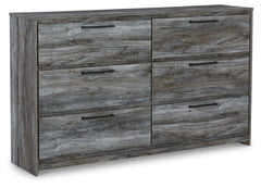 Baystorm Queen Panel Bed with Storage, Dresser and 2 Nightstands