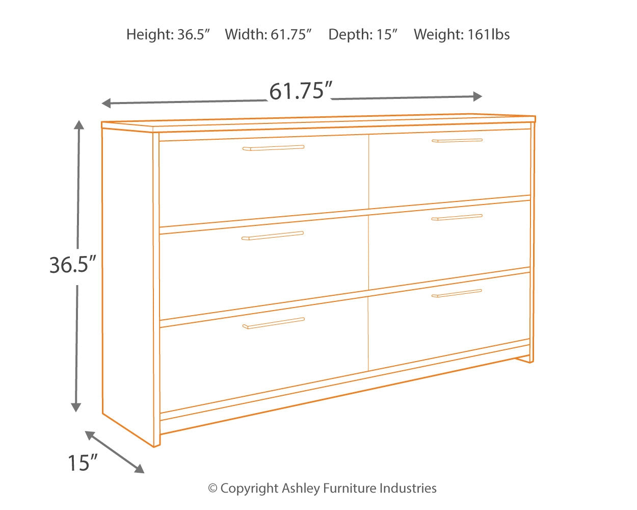 Baystorm Twin Panel Bed