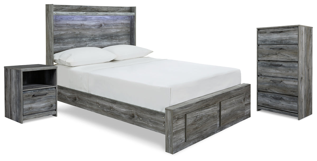 Best Deals Furniture - Ashley Furniture - Baystorm Full Storage Bed, Chest and Nightstand - Full Storage Bed, Chest and Nightstand - B221B93
