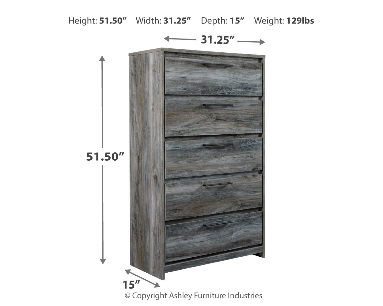 Baystorm Queen Panel Bed