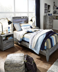 Best Deals Furniture - Ashley Furniture - Baystorm Twin Panel Bed - Twin Panel Bed / Gray - B221B20