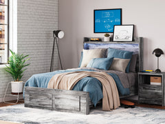 Best Deals Furniture - Ashley Furniture - Baystorm Full Panel Bed with 2 Storage Drawers - Full Panel Bed with 2 Storage Drawers / Gray - B221B34