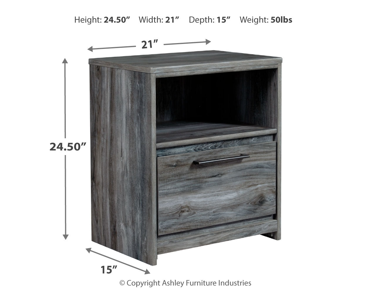 Baystorm Twin Panel Bed