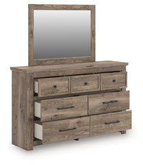 Best Deals Furniture - Ashley Furniture - Rusticott Dresser and Mirror - Dresser and Mirror / Brown - PCB2260B1