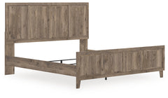 Best Deals Furniture - Ashley Furniture - Rusticott King Panel Bed - King Panel Bed / Brown - PCB2260B6
