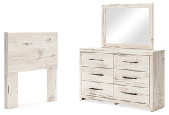 Best Deals Furniture - Ashley Furniture - Lawroy Twin Panel Headboard, Dresser and Mirror - Twin Panel Headboard, Dresser and Mirror / Light Natural - B2310B27