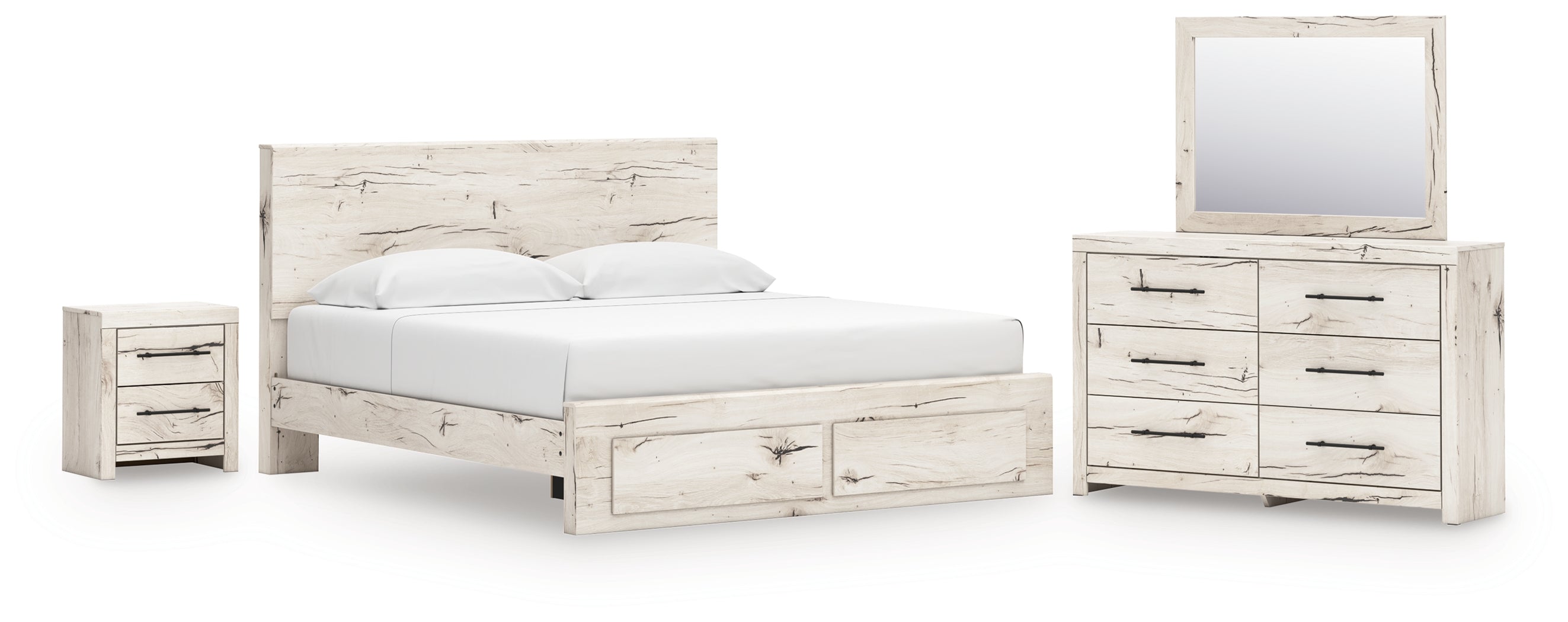 Lawroy King Panel Storage Bed
