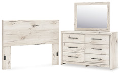 Lawroy Queen Panel Headboard, Dresser and Mirror