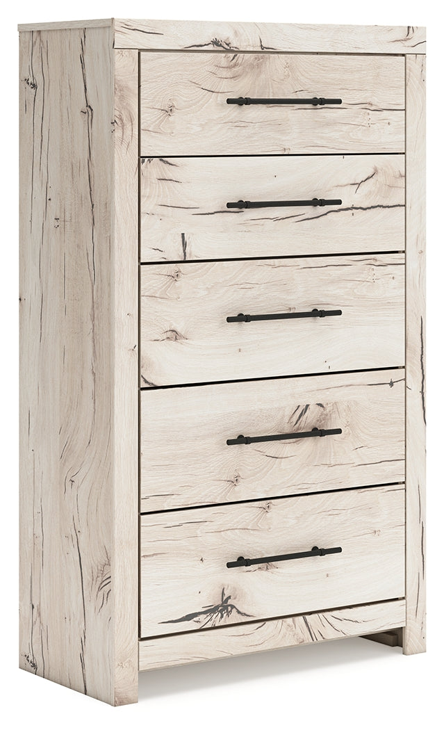 Best Deals Furniture - Ashley Furniture - Lawroy Chest of Drawers - Five Drawer Chest / Light Natural - B2310-46