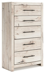 Best Deals Furniture - Ashley Furniture - Lawroy Chest of Drawers - Five Drawer Chest / Light Natural - B2310-46