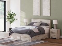 Best Deals Furniture - Ashley Furniture - Lawroy Queen Panel Storage Bed - Queen Panel Storage Bed / Light Natural - B2310B9