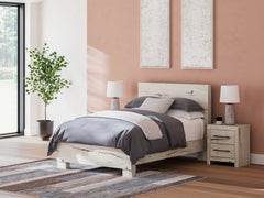 Best Deals Furniture - Ashley Furniture - Lawroy Full Panel Bed - Full Panel Bed / Light Natural - B2310B16