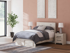 Best Deals Furniture - Ashley Furniture - Lawroy Full Panel Storage Bed - Full Panel Storage Bed / Light Natural - B2310B20