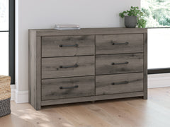 Best Deals Furniture - Ashley Furniture - Graystorm Dresser - Six Drawer Dresser / Brown Gray - PCB2405-31