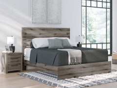 Best Deals Furniture - Ashley Furniture - Graystorm King Panel Bed - King Panel Bed / Brown Gray - PCB2405B8