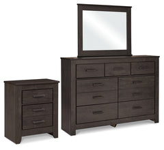 Best Deals Furniture - Ashley Furniture - Brinxton Dresser, Mirror and Nightstand - Dresser, Mirror and Nightstand - B249B14
