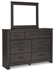 Brinxton King Panel Bed, Dresser, Mirror and 2 Nightstands