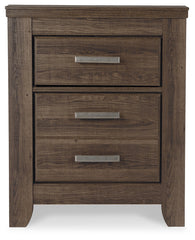 Juararo King Panel Bed and 2 Nightstands