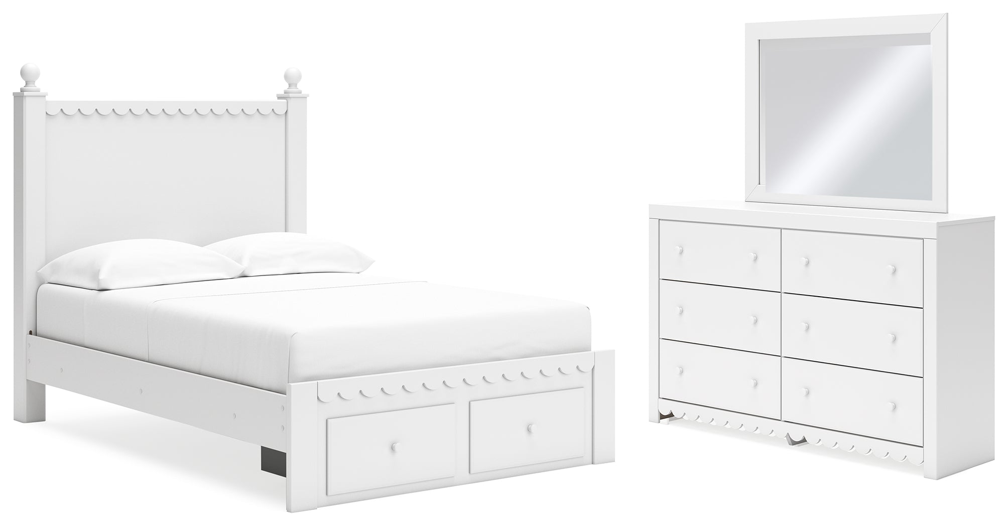 Mollviney Full Panel Storage Bed