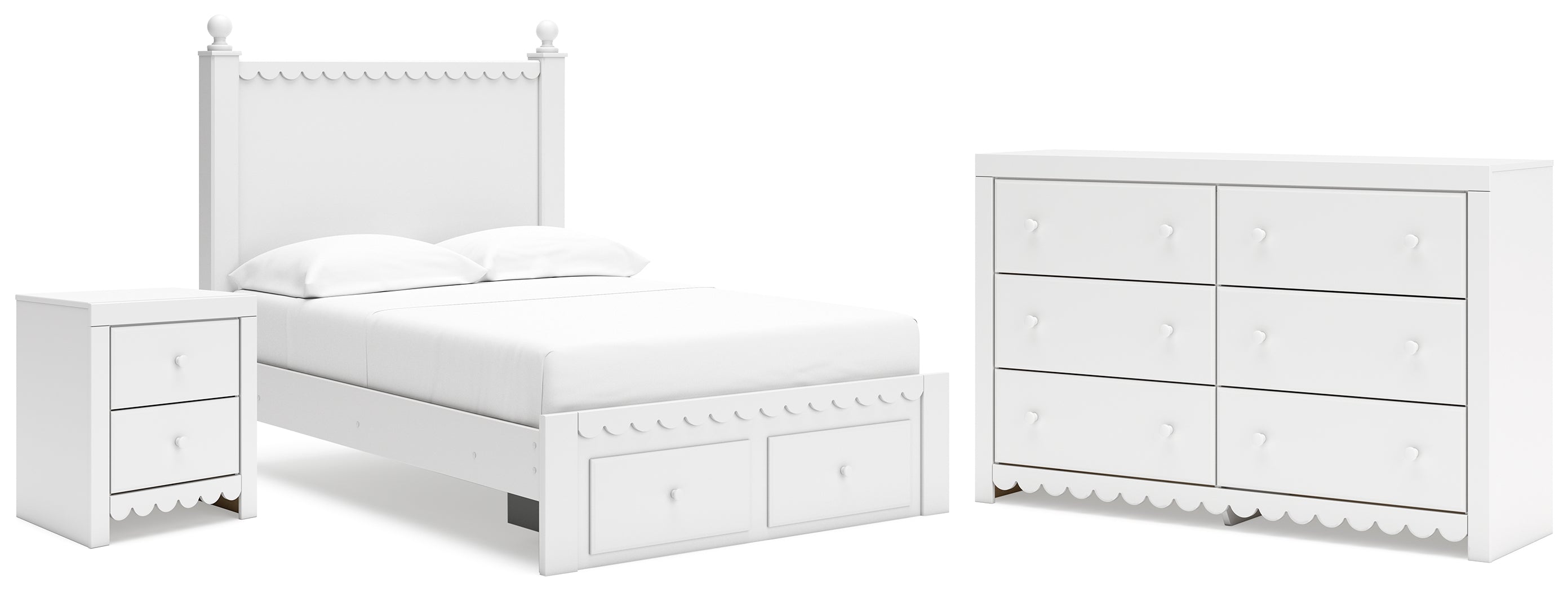 Mollviney Full Panel Storage Bed