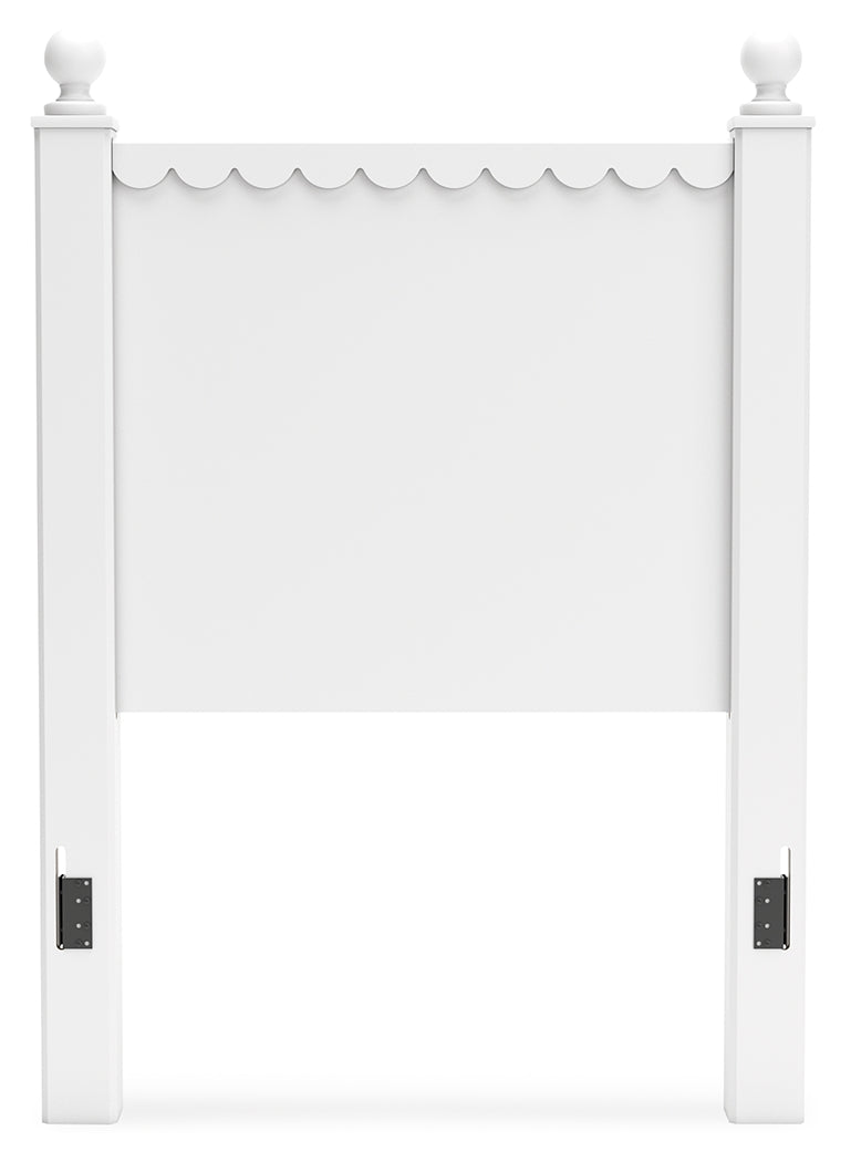 Mollviney Twin Panel Headboard, Dresser and Mirror