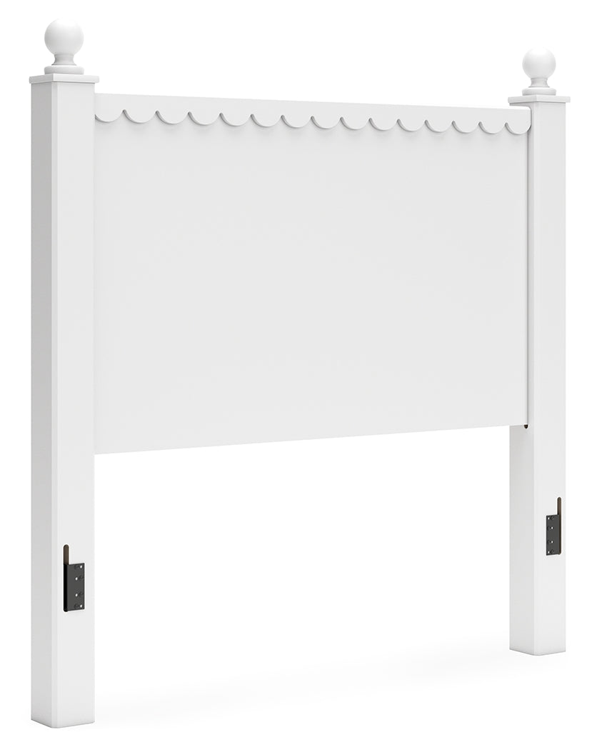 Mollviney Full Panel Headboard, Dresser and Mirror