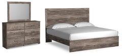 Best Deals Furniture - Ashley Furniture - Ralinksi King Panel Bed, Dresser and Mirror - King Panel Bed, Dresser and Mirror - B2587B13