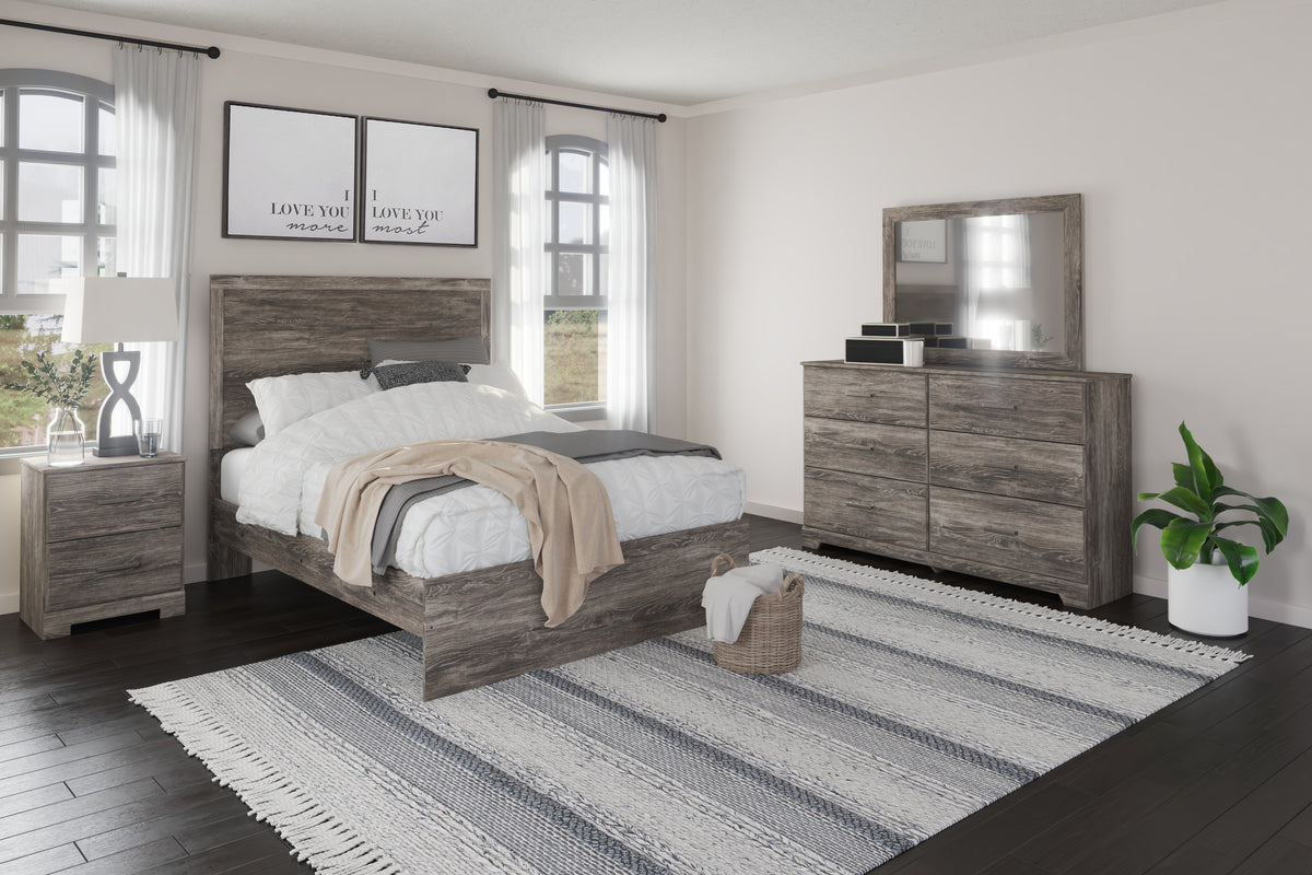 Best Deals Furniture - Ashley Furniture - Ralinksi Full Panel Bed, Dresser, Mirror and Nightstand - Full Panel Bed, Dresser, Mirror and Nightstand - B2587B9