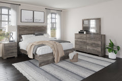 Best Deals Furniture - Ashley Furniture - Ralinksi Nightstand - Two Drawer Night Stand / Gray - B2587-92