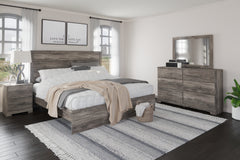 Best Deals Furniture - Ashley Furniture - Ralinksi Dresser and Mirror - Dresser and Mirror / Gray - B2587B1