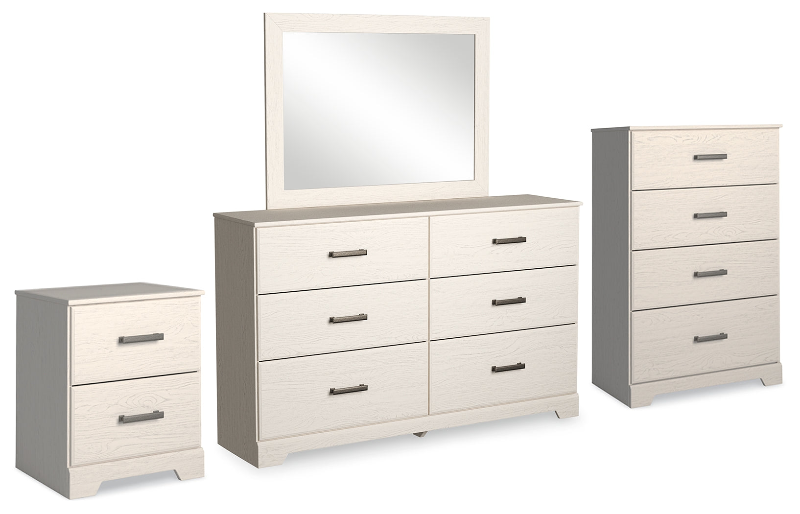 Best Deals Furniture - Ashley Furniture - Stelsie Dresser, Mirror, Chest and Nightstand - Dresser, Mirror, Chest and Nightstand - B2588B15