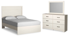 Best Deals Furniture - Ashley Furniture - Stelsie Full Panel Bed, Dresser and Mirror - Full Panel Bed, Dresser and Mirror - B2588B5