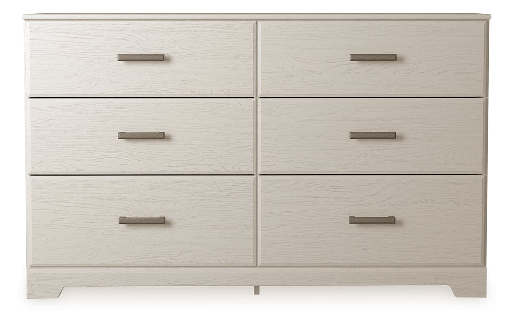 Best Deals Furniture - Ashley Furniture - Stelsie Dresser - Six Drawer Dresser / White - B2588-31