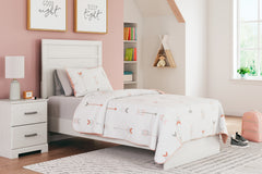 Best Deals Furniture - Ashley Furniture - Stelsie Twin Panel Bed - Twin Panel Bed / White - B2588B12